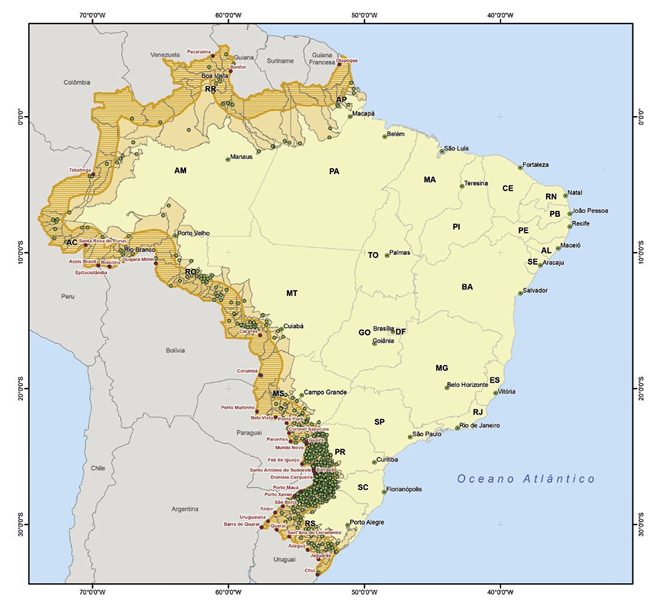 Faixa de Fronteira do Brasil