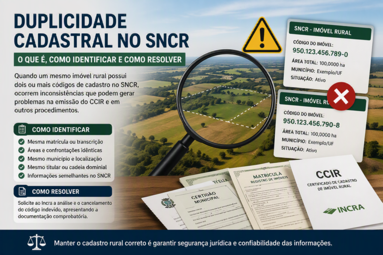 Duplicidade Cadastral no SNCR